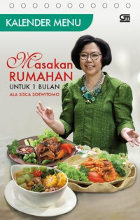 Masakan Rumahan untuk 1 Bulan ala sisca soewitomo ( Kalender Menu )