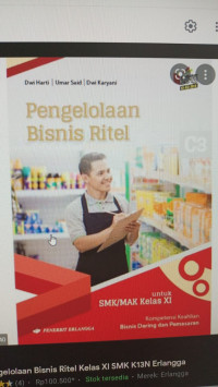 Pengelolaan Bisnis Ritel untuk SMK/MAK XI