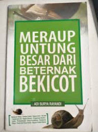 Meraup Untung Besar Dari Petenak Bekicot